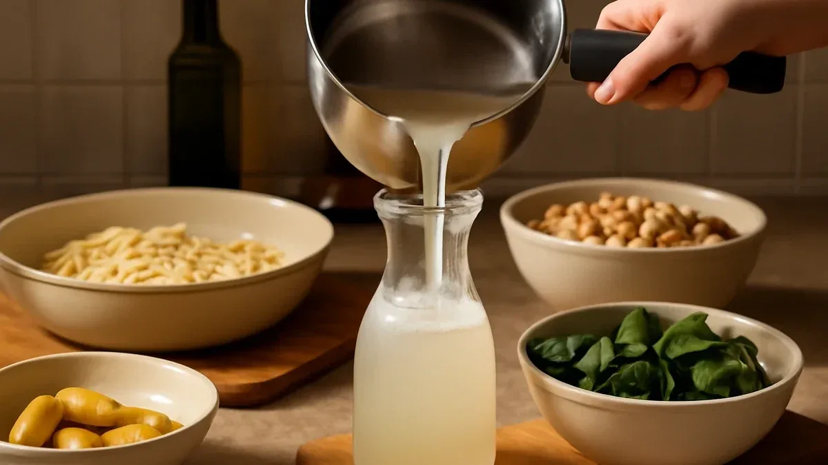 Pasta con crema di ceci: come ottenere un condimento liscio senza panna