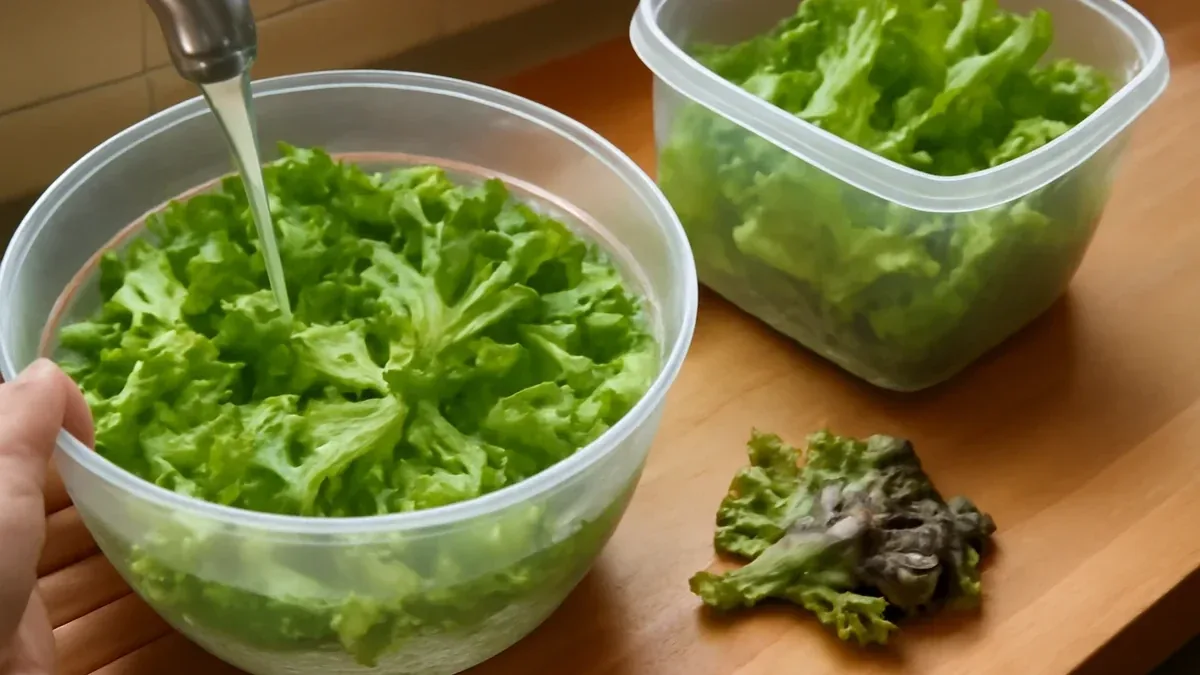 Come lavare, asciugare e conservare l'insalata senza perdere croccantezza