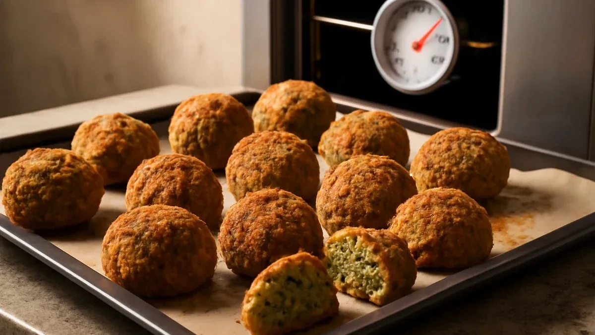 Polpette di lenticchie al forno ventilato