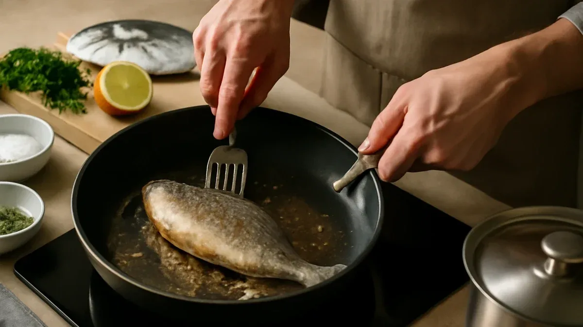 Come togliere l'odore di pesce dalla padella dopo averla lavata