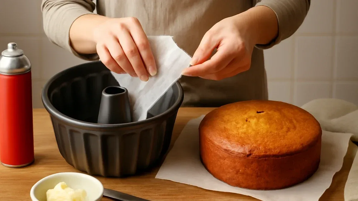 Come usare la carta forno in uno stampo rotondo senza fare pieghe sul fondo