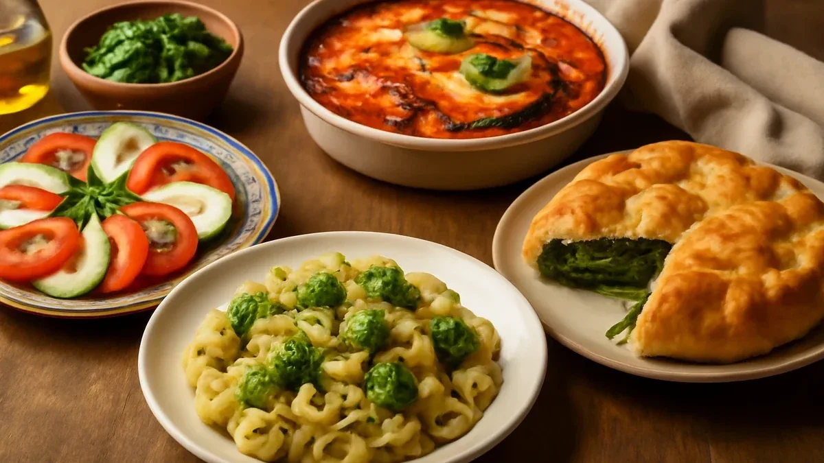 Pasta al forno con verdure cotte avanzate