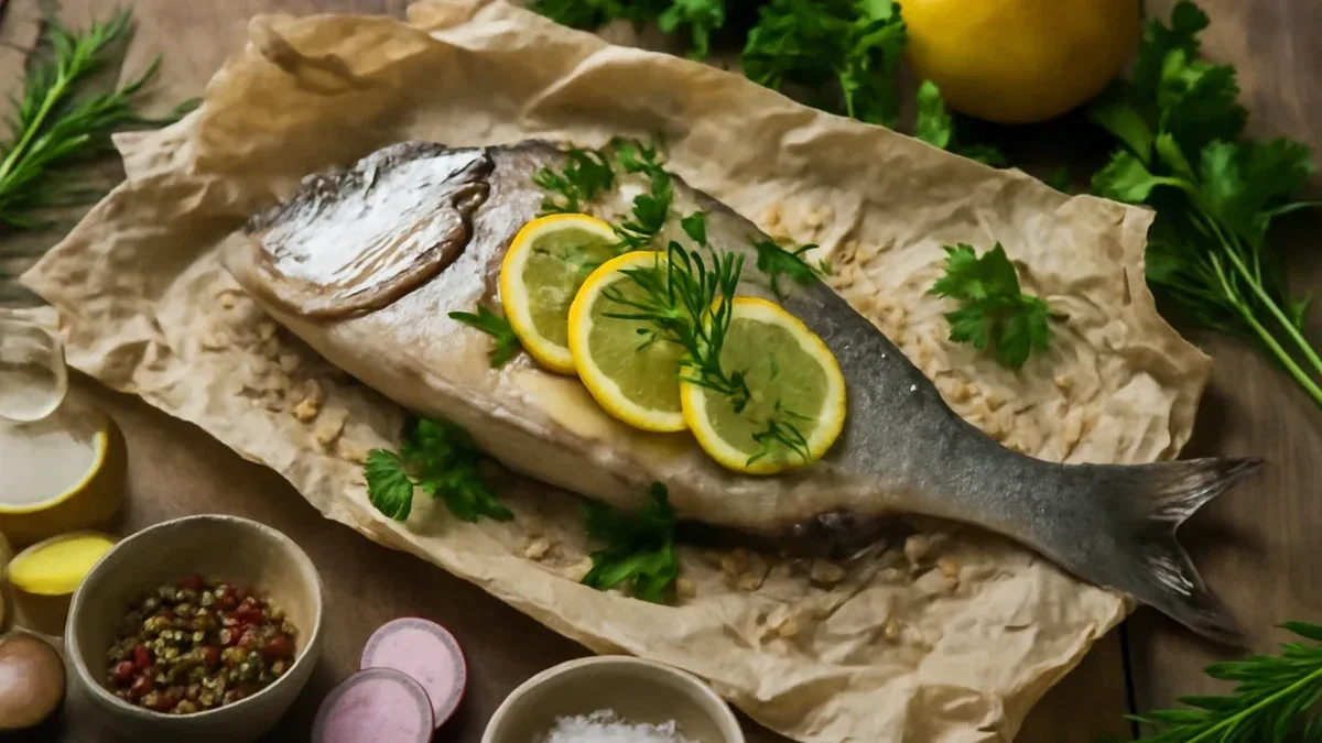 Pesce al cartoccio in forno: come chiuderlo e verificare la cottura