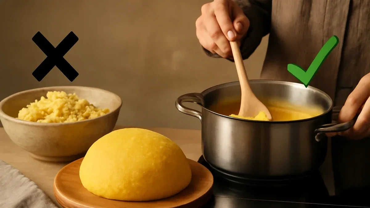 Cuocere la polenta in pentola: come aggiungere la farina senza formare grumi