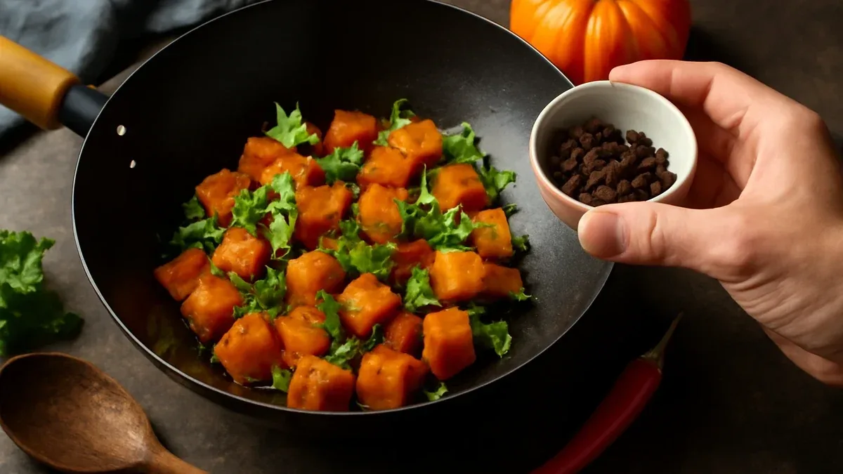 Come cuocere la zucca a cubetti in padella senza sfaldarla