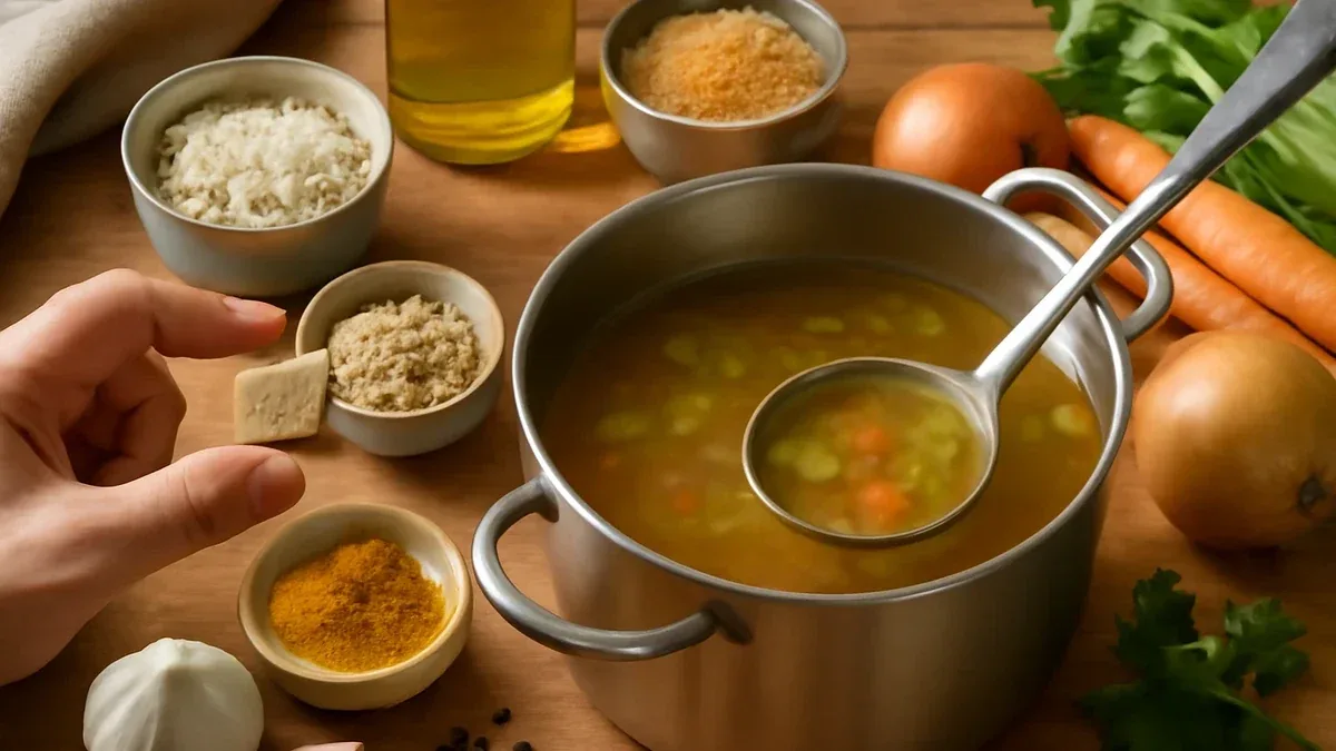 Brodo vegetale avanzato: come suddividerlo e conservarlo