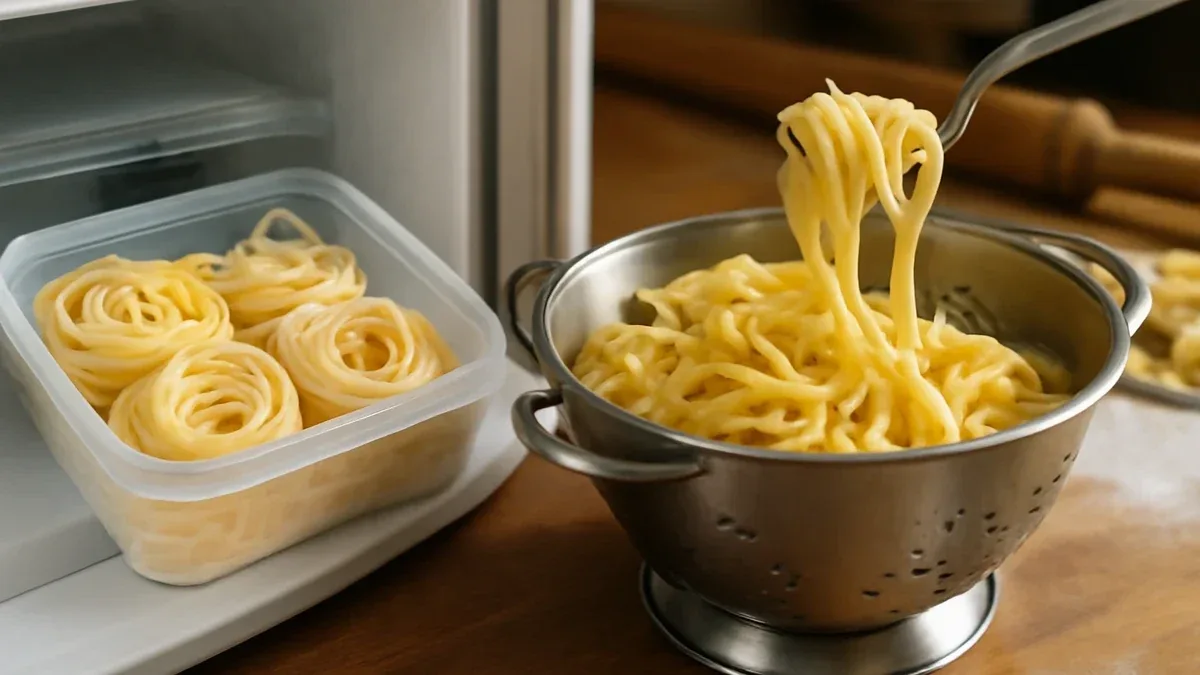 Pasta avanzata: come raffreddarla e riporla in frigorifero